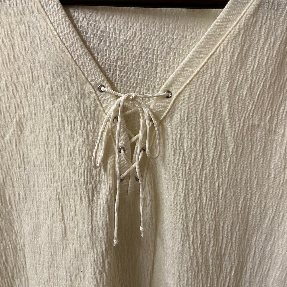 Cream Colored Shirt - Picture 2 of 3